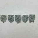 Warhammer 40k: Space Marines Black Templars Forge World Terminator Shields (AF025)