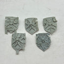 Warhammer 40k: Space Marines Black Templars Forge World Terminator Shields (AI245)