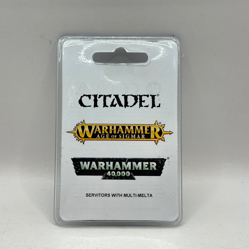 Warhammer 40k: Imperial Agents Finecast Servitors with Multi-Meltas (AW226)