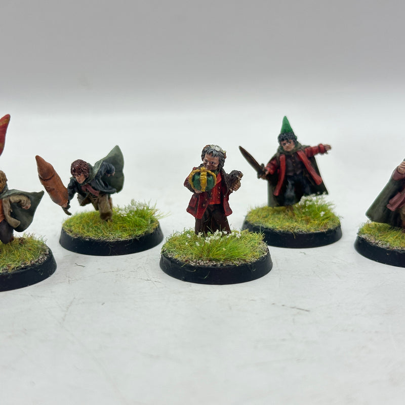 Warhammer Lord of the Rings: The Shire Frodo, Sam, Merry, Pippin and Bilbo (AZ030)