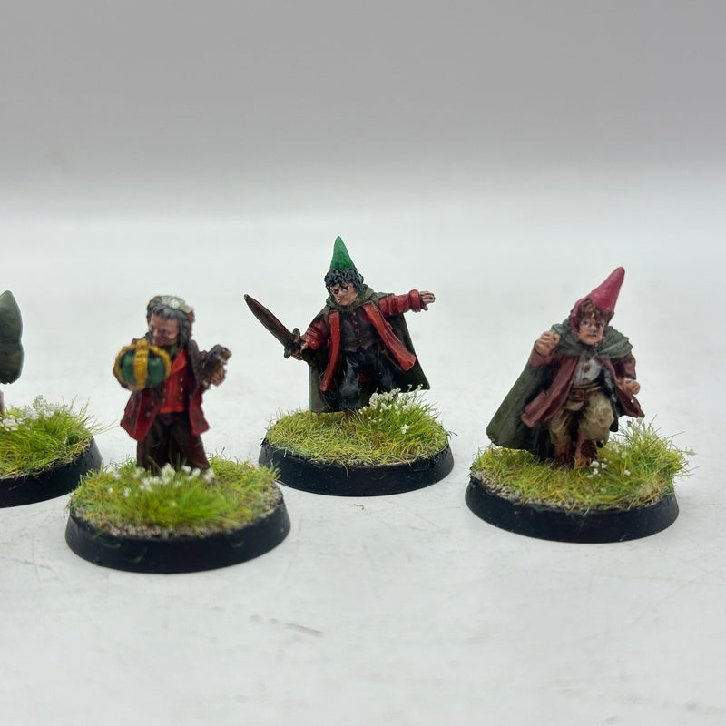 Warhammer Lord of the Rings: The Shire Frodo, Sam, Merry, Pippin and Bilbo (AZ030)