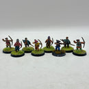 Warhammer Lord of the Rings: The Shire Hobbit Archers - Painted (AA076)