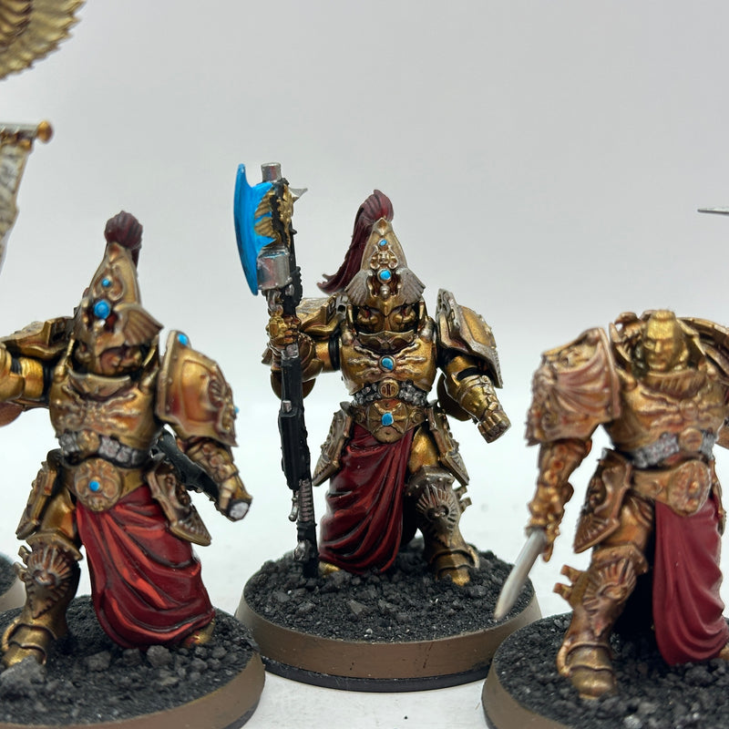 Warhammer 40k: Adeptus Custodes Wardens - Part Painted (BI139)