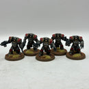 Warhammer Horus Heresy: Space Marine World Eaters Cataphractii Terminators - Well Painted (BI068)
