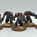 Warhammer Horus Heresy: Space Marine World Eaters Cataphractii Terminators - Well Painted (BI068)