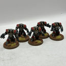 Warhammer Horus Heresy: Space Marine World Eaters Cataphractii Terminators - Well Painted (BI068)