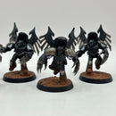 Warhammer Horus Heresy: Space Marines Raven Guard Dark Fury Squad - Well Painted (AZ188)