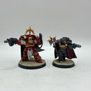 Warhammer Horus Heresy: Space Marine Blood Angels Praetor and Chaplain (AD127)
