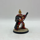 Warhammer Horus Heresy: Space Marine Blood Angels Praetor and Chaplain (AD127)
