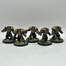 Warhammer Horus Heresy: Space Marines Iron Warriors Cataphractii Terminators - Well Painted (AI190)