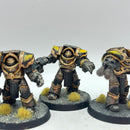 Warhammer Horus Heresy: Space Marines Iron Warriors Cataphractii Terminators - Well Painted (AI190)