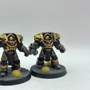 Warhammer Horus Heresy: Space Marines Iron Warriors Cataphractii Terminators - Well Painted (AI190)