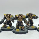 Warhammer Horus Heresy: Space Marines Iron Warriors Cataphractii Terminators - Well Painted (AW131)