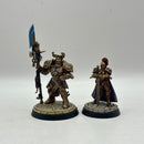 Warhammer 40k: Adeptus Custodes Valerian and Aleya - Well Painted (AC014)