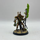 Warhammer 40k: Necron Overlord and Royal Warden - Well Painted (AF104)