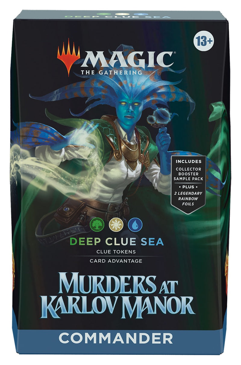 Magic the Gathering: Murders at Karlov Manor Commander Deck Deep Clue Sea