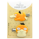 Pokemon Centre Psyduck Character Hair Clip Accessory - Japanese Import
