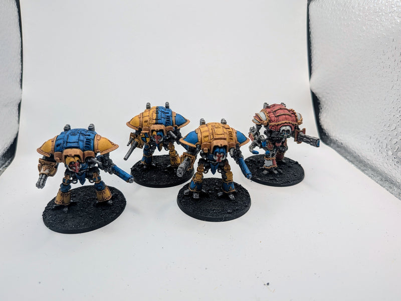 Legions Imperialis Epic Scale Questoris Knights + Forgeworld Styrix Nicely Painted (AW056)