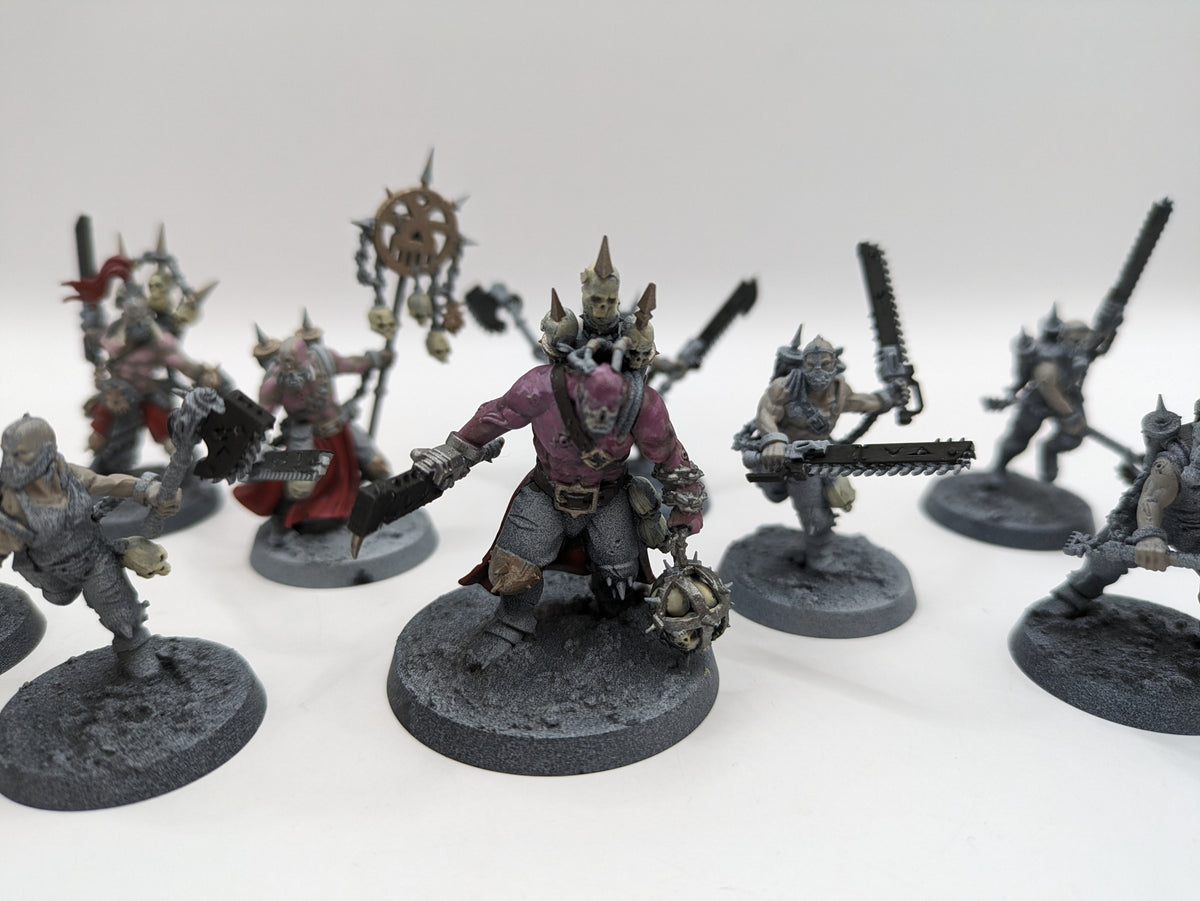 Warhammer 40k – 10 Chakhals World Eaters – Neufs sur grappe