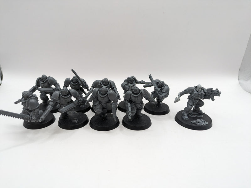 Warhammer 40k: Space Marines Assault Intercessors and Lieutenant (AD009)