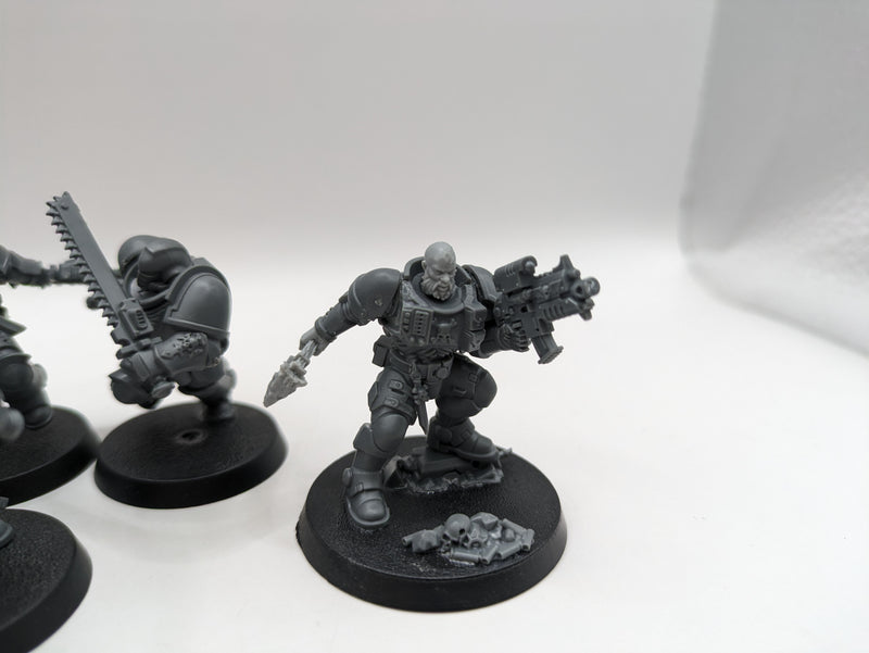 Warhammer 40k: Space Marines Assault Intercessors and Lieutenant (AD009)