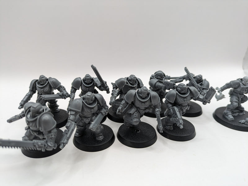 Warhammer 40k: Space Marines Assault Intercessors and Lieutenant (AD009)