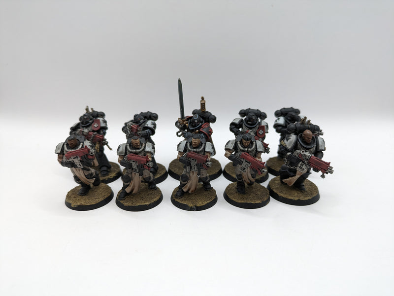 Warhammer 40k: Space Marine Black Templars Crusader Squad (AT031)