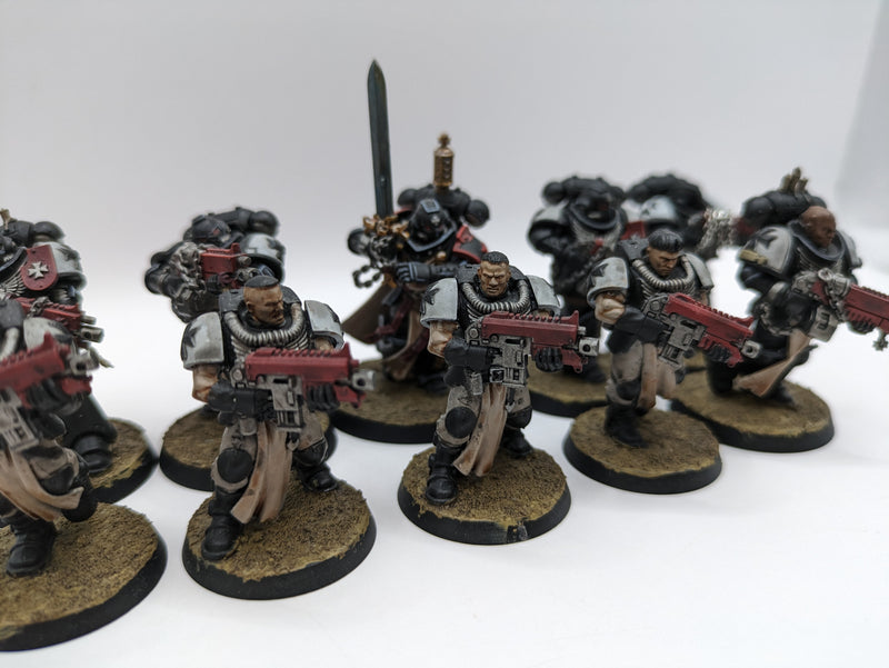 Warhammer 40k: Space Marine Black Templars Crusader Squad (AT031)