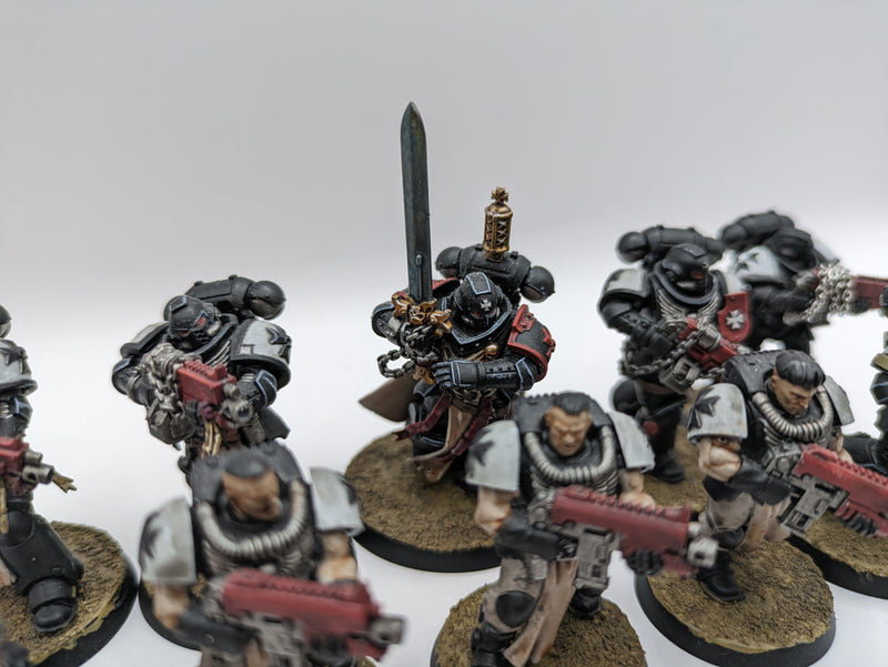 Warhammer 40k: Space Marine Black Templars Crusader Squad (AT031)