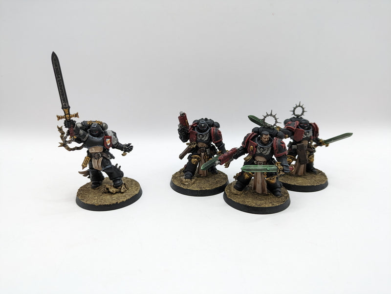 Warhammer 40k: Space Marine Black Templars Emperors Champion and Bladeguard Veterans (AC035)