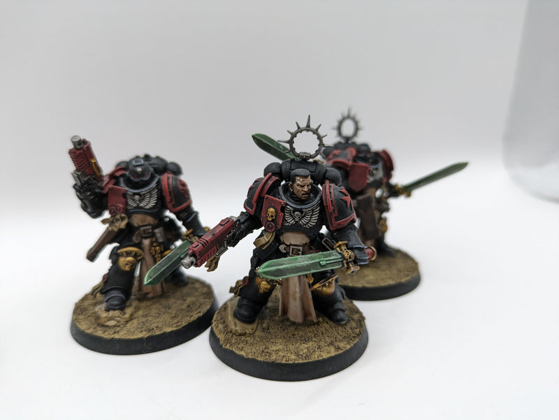 Warhammer 40k: Space Marine Black Templars Emperors Champion and Bladeguard Veterans (AC035)