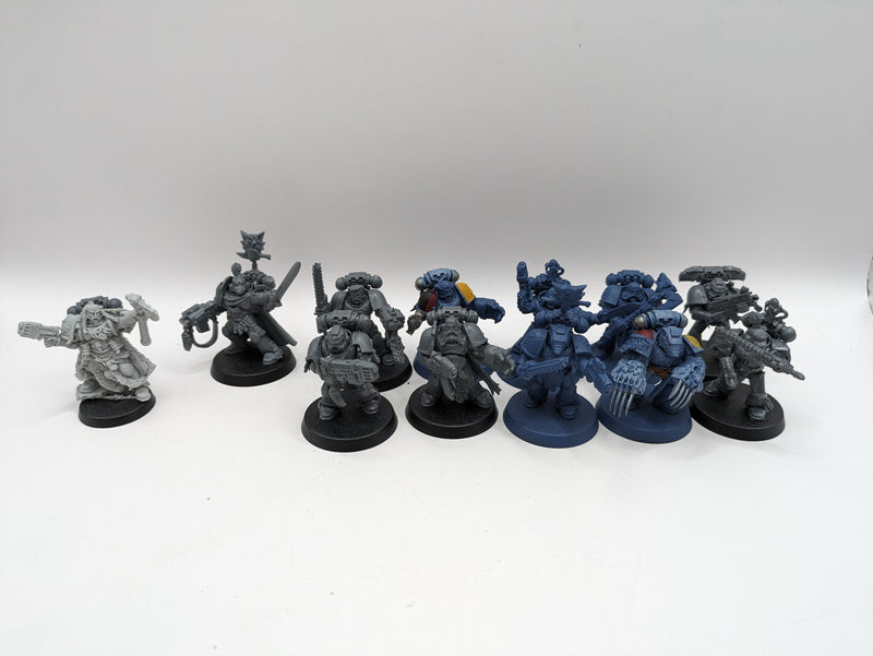 Warhammer 40k: Space Marine Space Wolves Grey Hunters, Rune Priest and Captain (BA149)