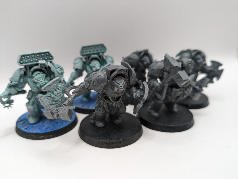 Warhammer 40k: Space Marine Space Wolves Wolf Guard Terminators (AW236)