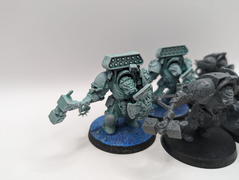 Warhammer 40k: Space Marine Space Wolves Wolf Guard Terminators (AW236)