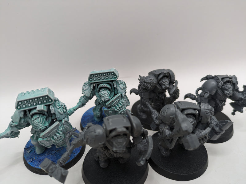 Warhammer 40k: Space Marine Space Wolves Wolf Guard Terminators (AW236)