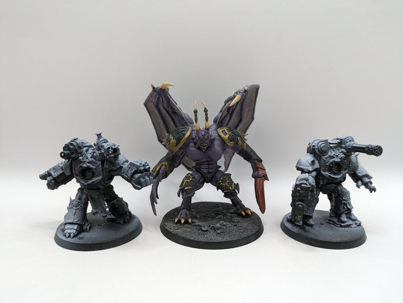 Warhammer 40k: Chaos Space Marine Obliterators and Daemon Prince (AS053)