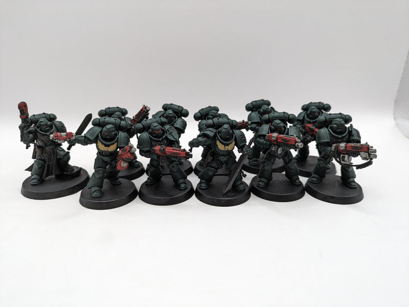 Warhammer 40k: Space Marine Dark Angel Intercessors and Lieutenant (AE089)