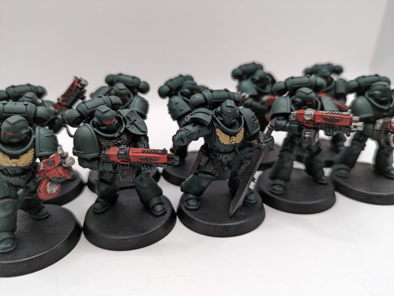 Warhammer 40k: Space Marine Dark Angel Intercessors and Lieutenant (AE089)