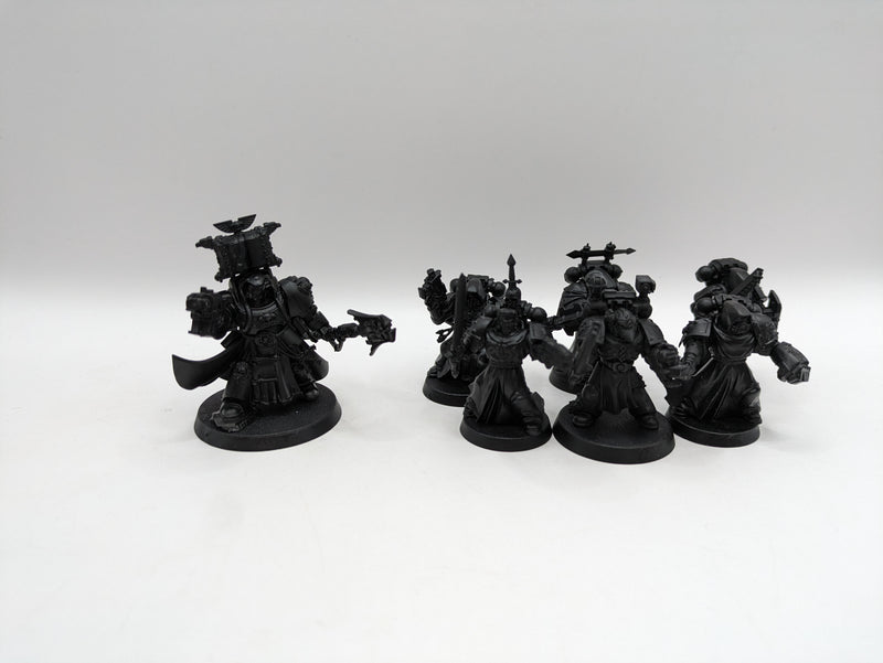 Warhammer 40k: Space Marine Dark Angel Command Squad and Librarian (AT003)