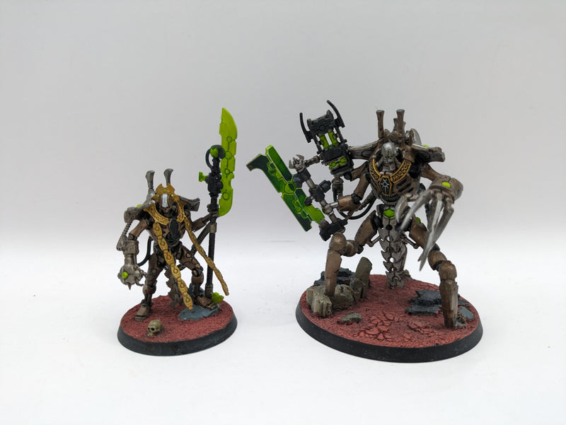 Warhammer 40k: Necron Skorpekh Lord and Overlord (AW081)