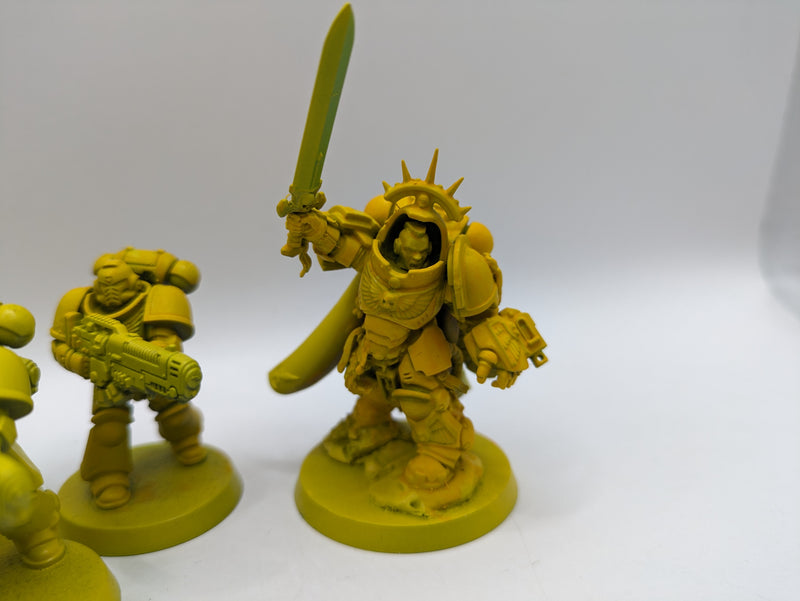 Warhammer 40k: Space Marine Gravis Captain and Hellblasters (AT206)