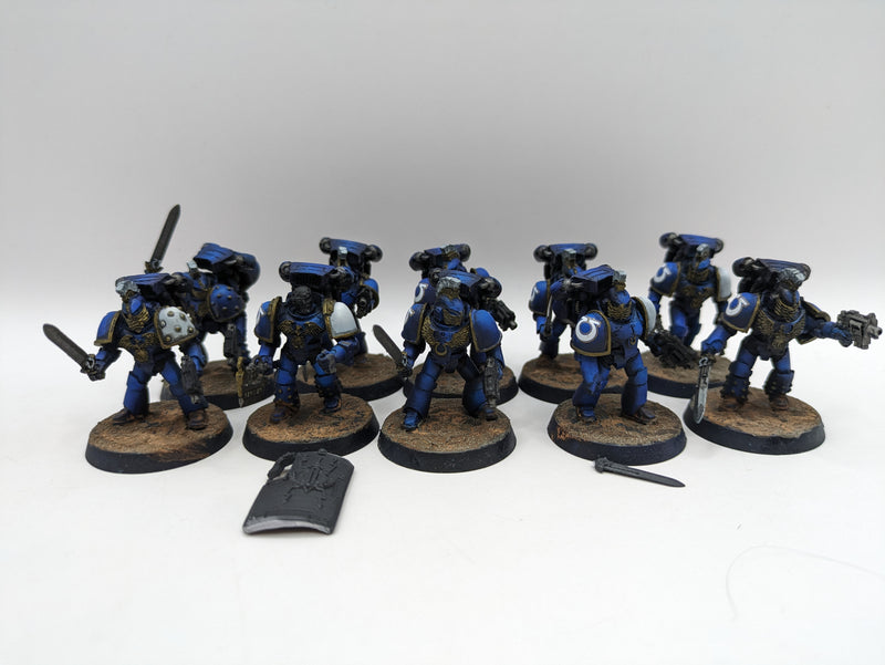 Warhammer 30/40k: Space Marine Ultramarines Assault MKIV Marines - Well Painted (BC112)