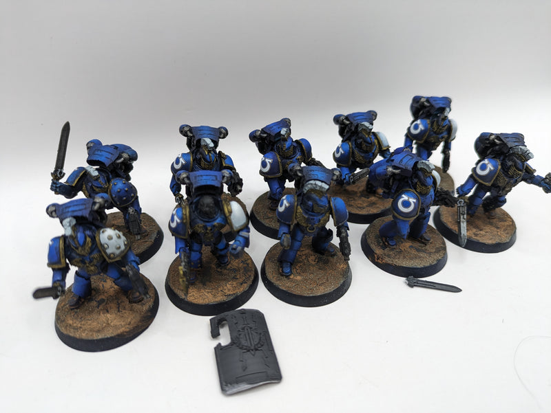 Warhammer 30/40k: Space Marine Ultramarines Assault MKIV Marines - Well Painted (BC112)