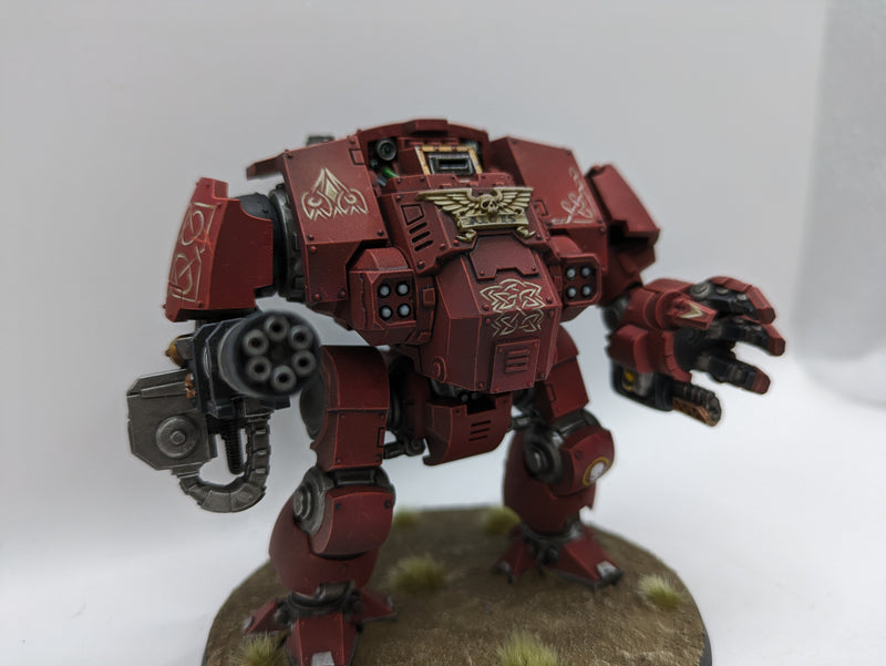 Warhammer 40k: Space Marine Blood Angels Redemptor Dreadnought - Well Painted (AX085)