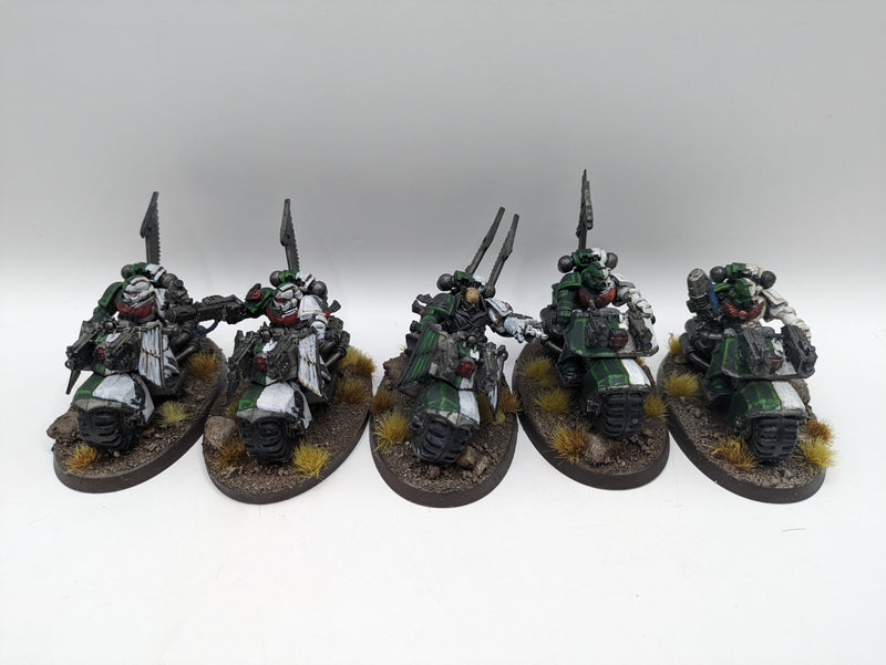 Warhammer 40k: Space Marine Dark Angels Ravenwing Bikes (AZ131)