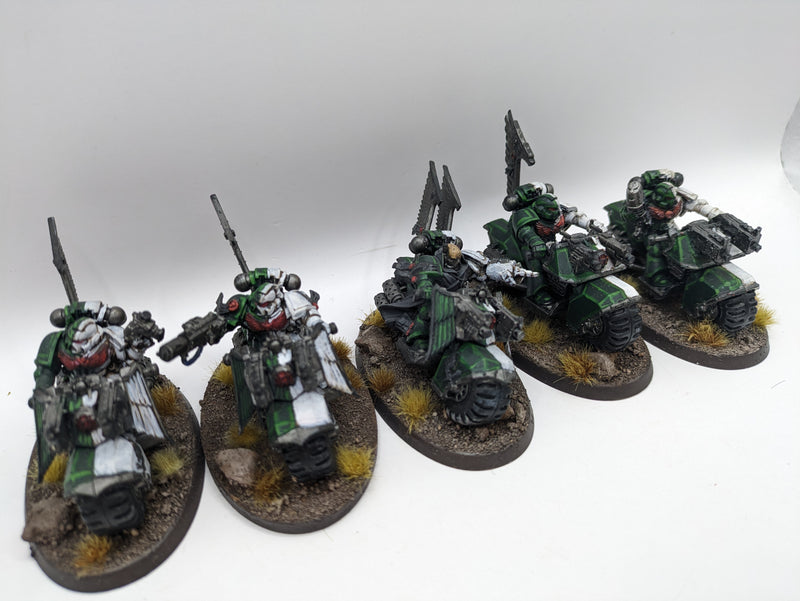 Warhammer 40k: Space Marine Dark Angels Ravenwing Bikes (AZ131)