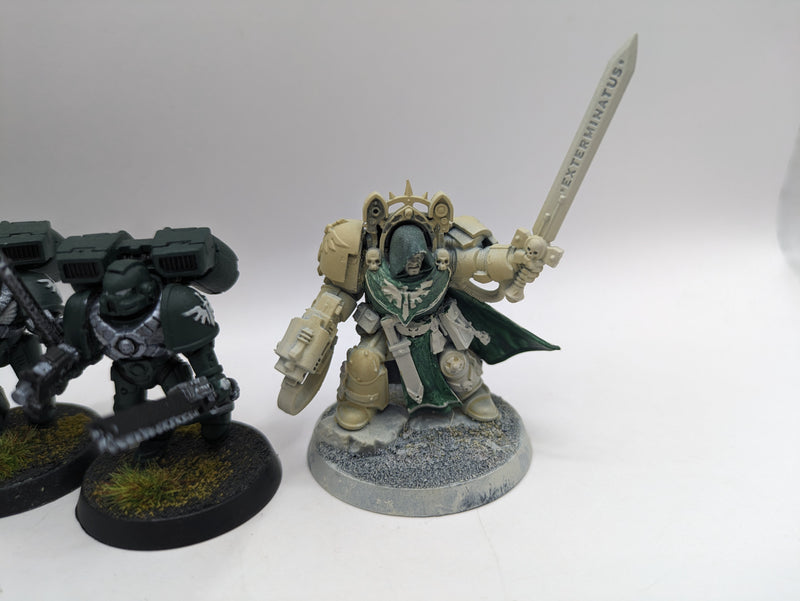 Warhammer 40k: Space Marine Dark Angel Terminator Captain and Assault Marines (AZ052)