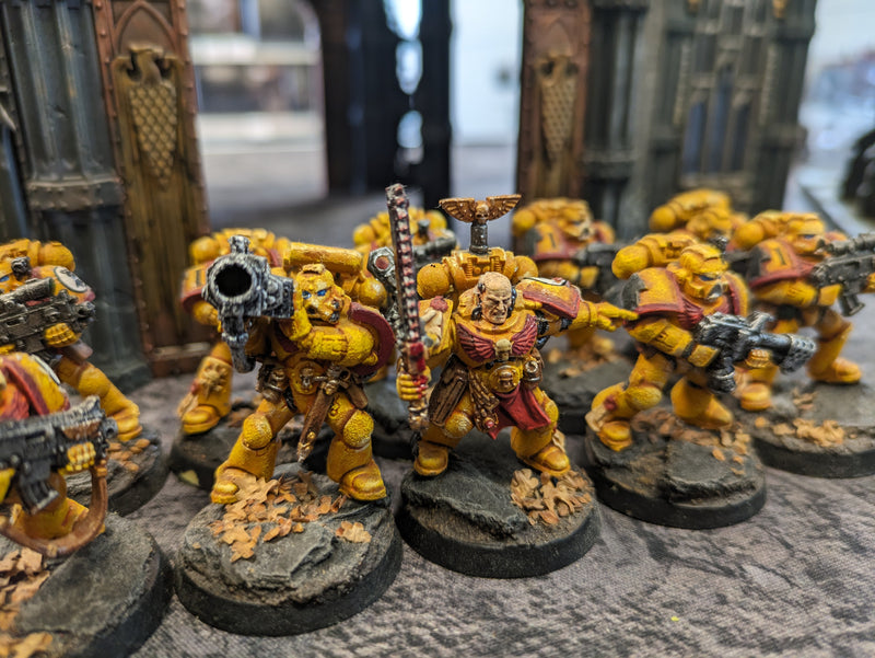 Warhammer 40k: Space Marine Imperial Fists Tactical Marines (AT210)