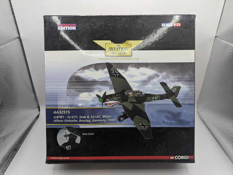 Corgi Aviation Archive 1/72 AA32515 Ju87B1 (AY442)