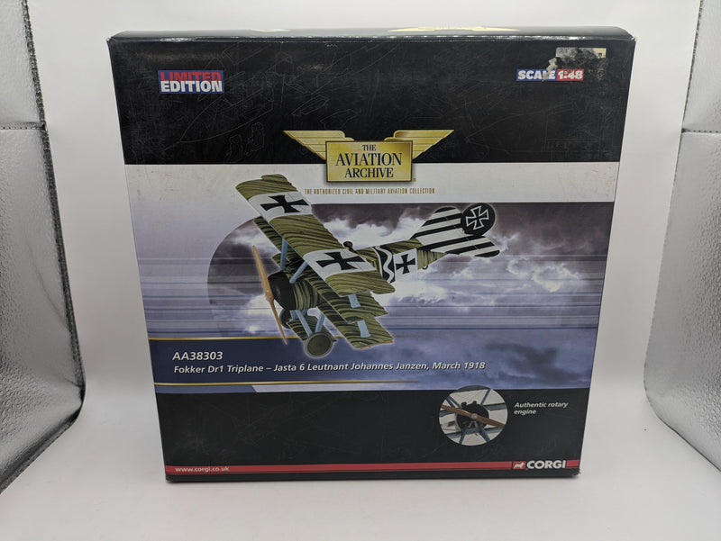 Corgi Aviation Archive 1/48 AA38303 Fokker DR1 (AY439)